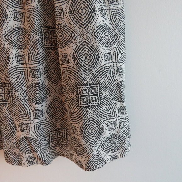 MARINE LAYER Nicole Mini Dress in Black & White Geo Summer Travel Pockets Sz XS - Picture 9 of 15